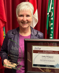 2021 Bill Thake Award winner Cathy Sheppard